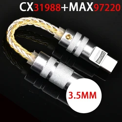 Enhanced Hi - Fi Audio Adapter - Upgraded Dual Chip Digital Amplifier, 32Bit/384kHz DAC, Type - C to 3.5mm (31988 3.5mm)