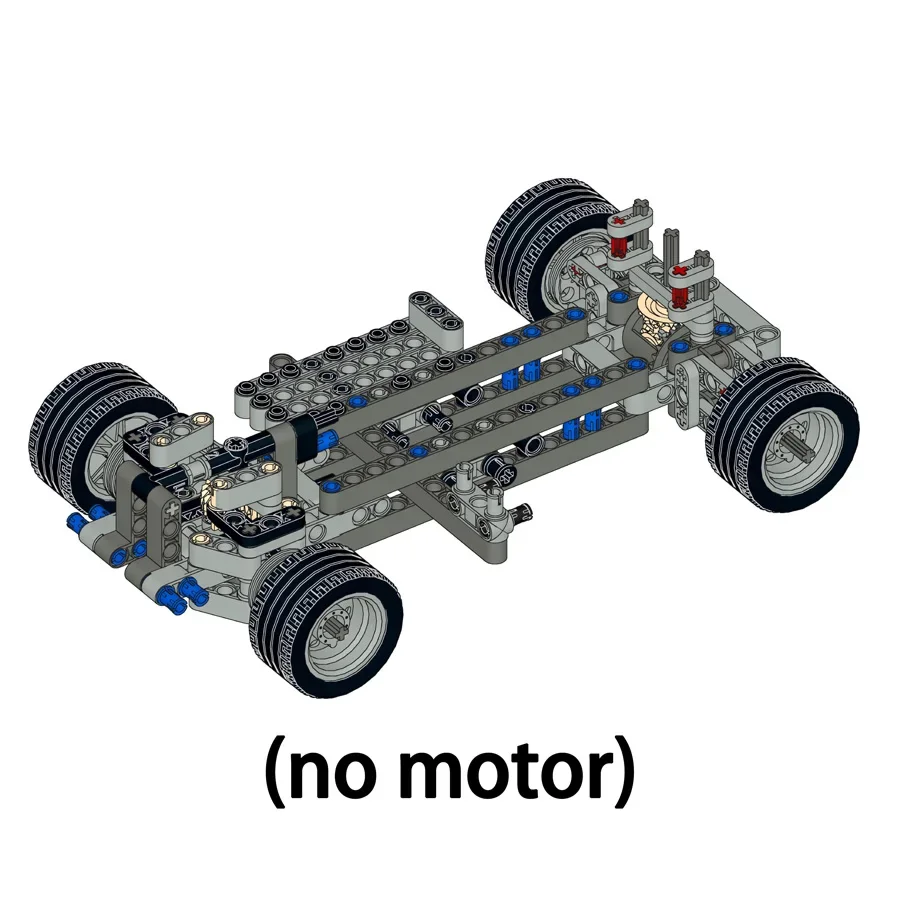 Châssis RC Monster Motor Voiture Électrique Set A ou B