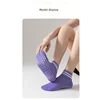 Women's non slip socks with grip, women's yoga non slip stockings suitable for pure ballet and dance exercises 5