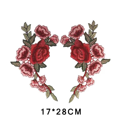 1 Pair Rose Flower C