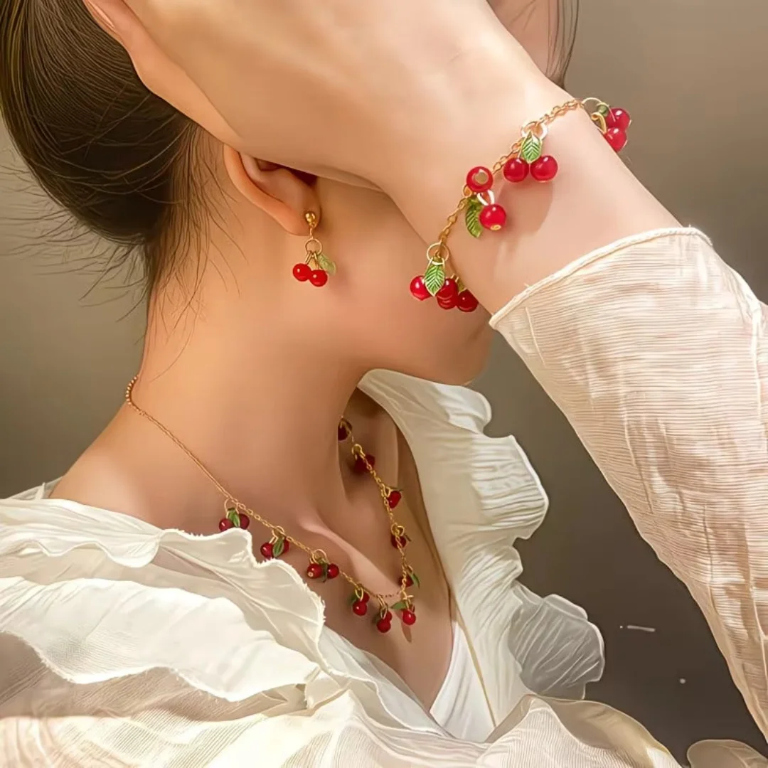 Vibrant Red and White Jelly Color Acrylic Beads for DIY and Festive Decorations