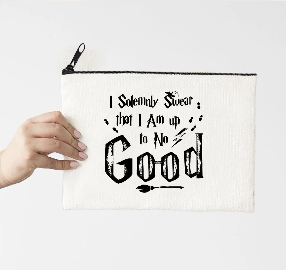 

Witch Makeup Bag Letter Flower Print Cosmetic Bags Halloween 2021 Make Up Bags Toiletries Organizer Pouch Ladies Clutch Gifts
