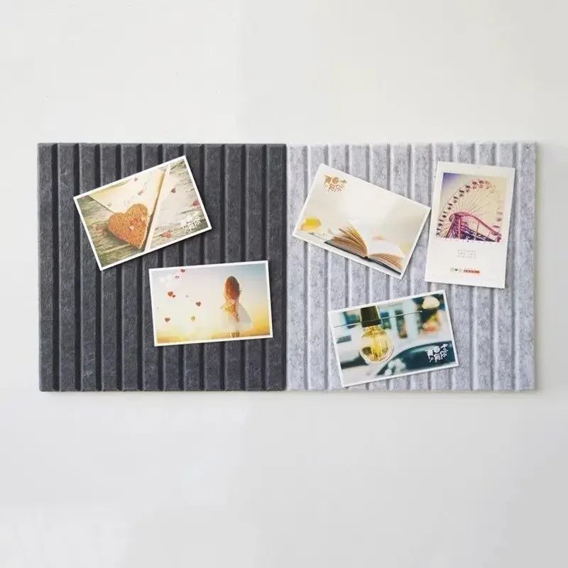 Decorative Felt Cork Board DIY Wall Stickers Office Kindergarten School Living Room Background Photos Message Display