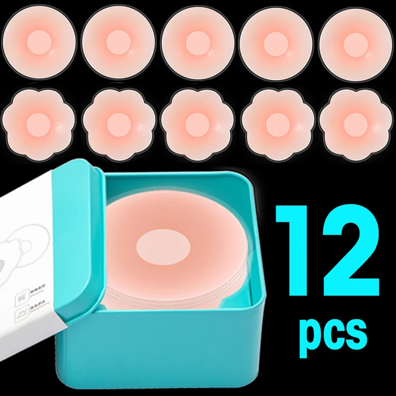 Pasties Copricapezzoli Invisibili In Silicone Riutilizzabili - Petali Adesivi Traspiranti Per Abiti Scollati