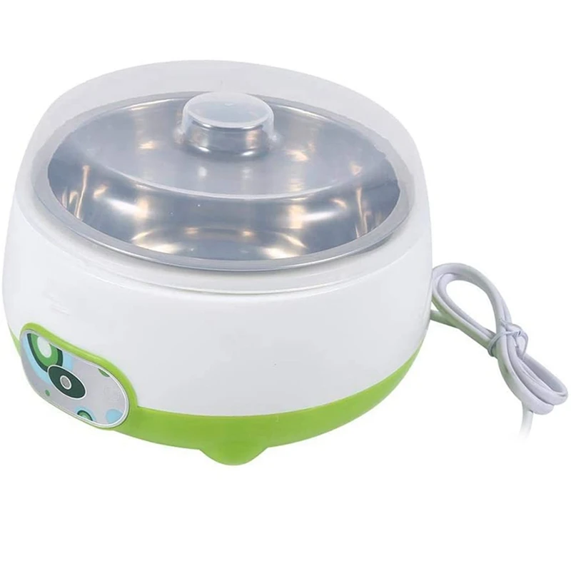 2X Yoghourt Machine, Automatic Stainless Steel Liner Yogurt Maker Machine Home DIY Yoghourt Container, EU Plug