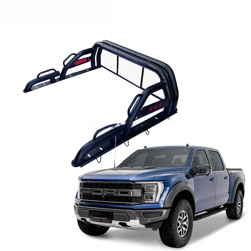 F-150 레인저 픽업트럭 개조 부품용 탄소강 메쉬 롤 케이지 루프랙