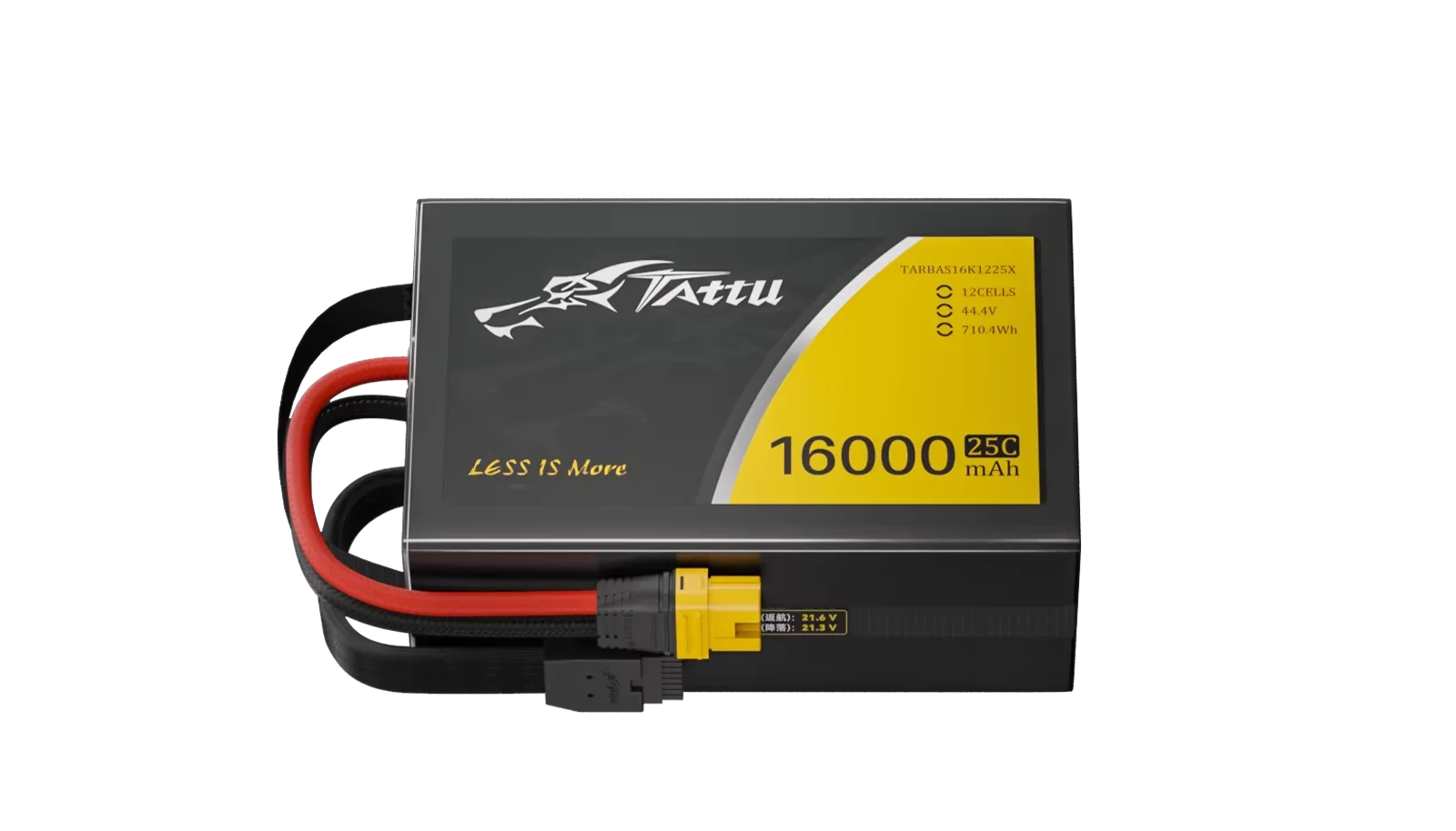 Batterie Lipo Tattu 22000mAh 22.2V 6S 25C pour drone agricole FPV