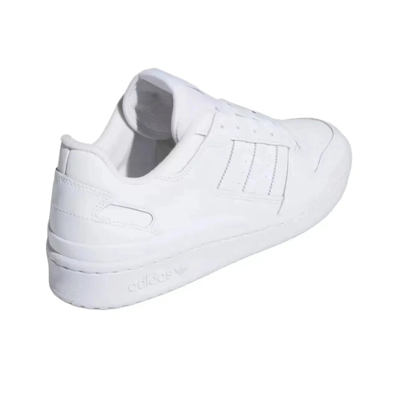 Adidas Forum Low Cloud White HQ6827 Anti-slip and Hard-Wearing Skateboarding Shoes