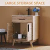24.5" Bathroom Vanity with Sink Combo, Small Single Bathroom Cabinet Set, Integrated Sink, Soft Closing Doors with Metal Handles 4