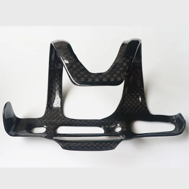 Full 3K Carbon Fiber Water Bottle Holder for Road and Mountain Bike, MTB Bottle Cage, Matte, Glossy, Ultralight, ± 18g 5