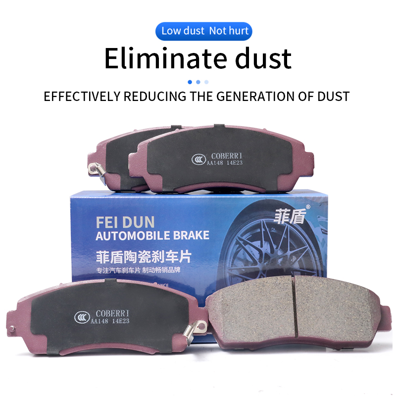High quality New ceramic formula Noiseless car brake pads for Chery A13 Amulet Arrizo 7 Arrizo 8 Beat Bonus 3 Dashing e