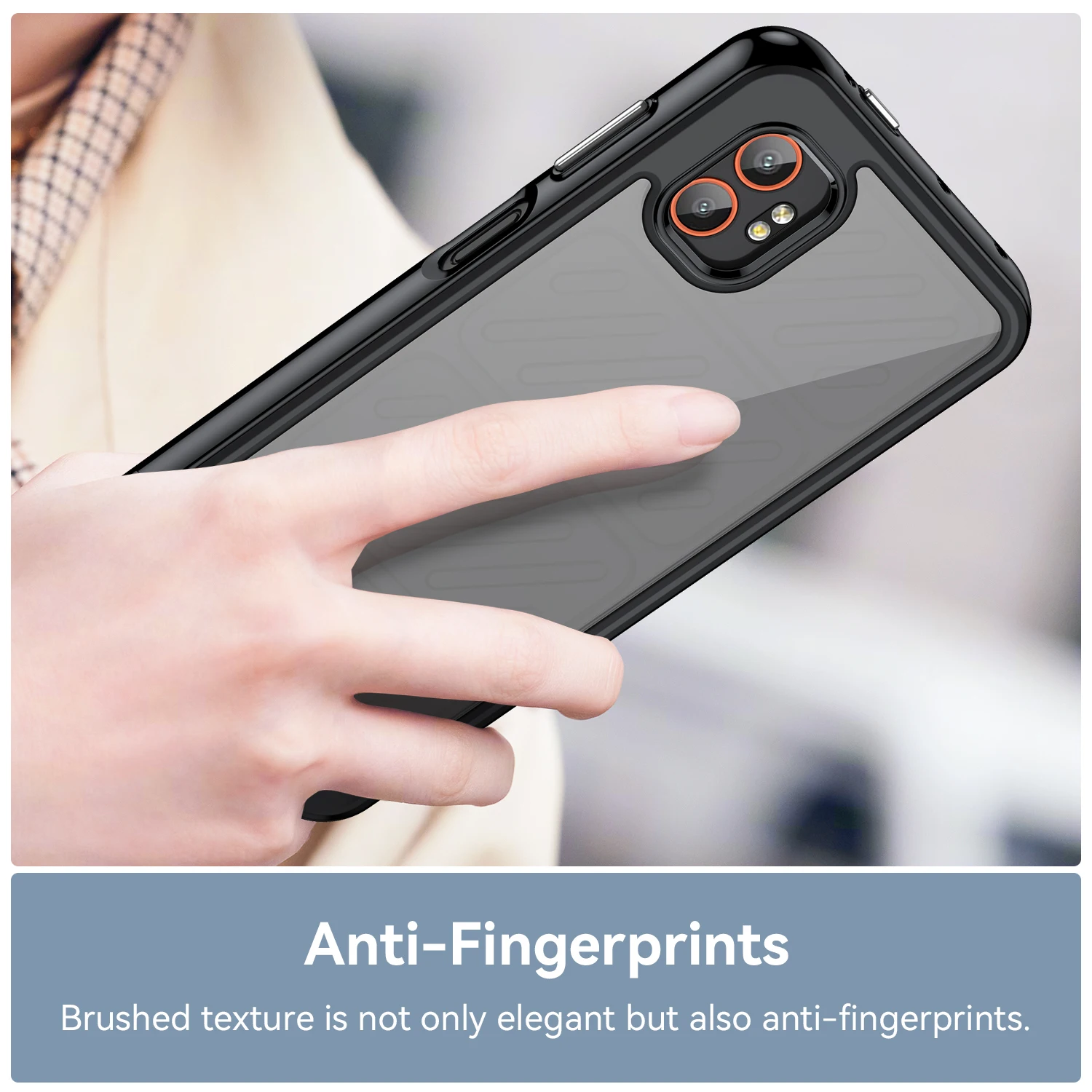 Colorful Soft Edge Silicone Transparent Shockproof Bumper Case