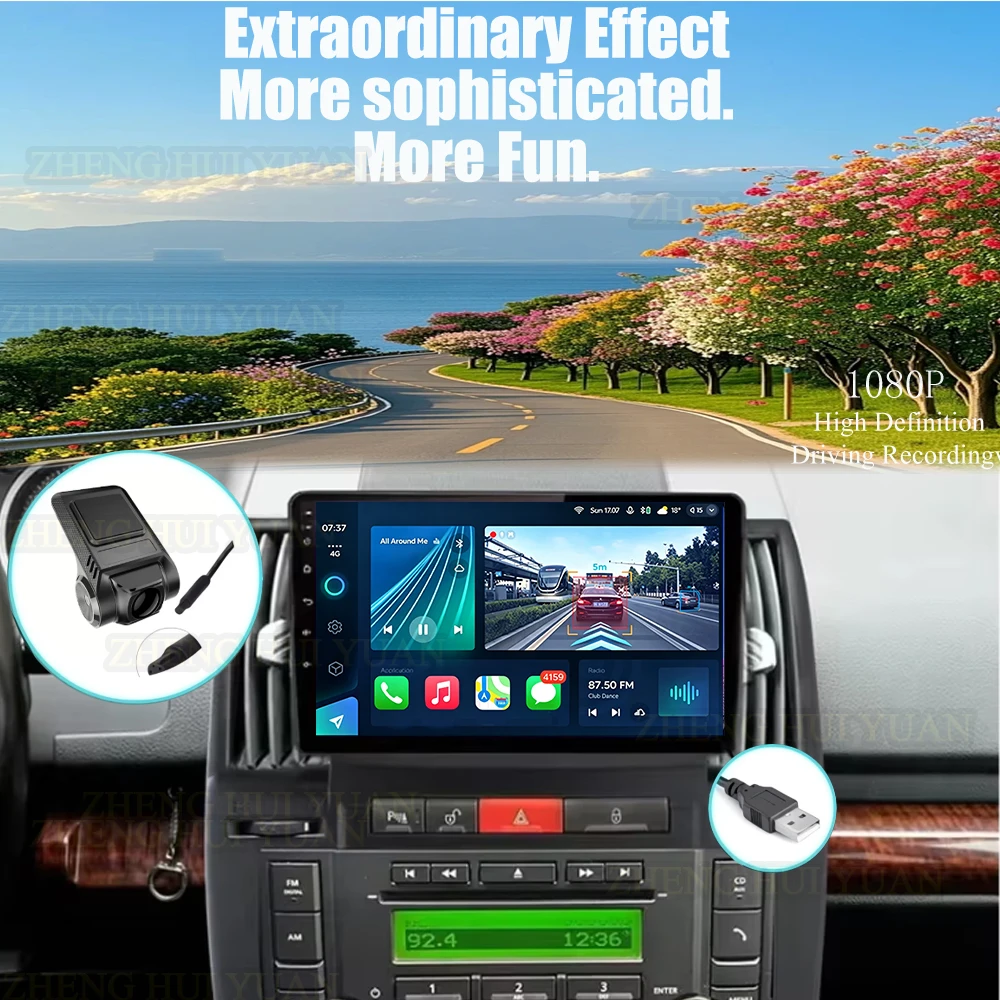 Para Land Rover Freelander 2 2007-2012 Android 15 Carplay Auto pantalla Radio reproductor Multimedia Autoradio estéreo 2din unidad principal 6