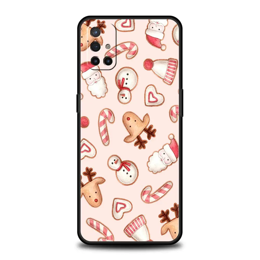 Whimsical Cartoon Christmas Phone Case - Festive Soft Cover Design
