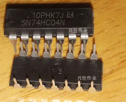 

10 шт. Новый 74HC04 74HC04N SN74HC04N DIP шесть групп инверторов