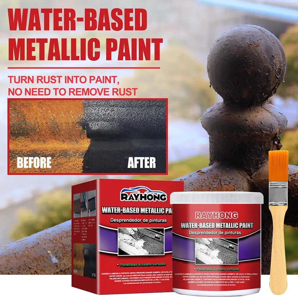 

100ml Car Anti-Rust Chassis Rust Converter Water-Based Rust Primer Surface Lasting Removal Deruster Long Agent Metal C8V6