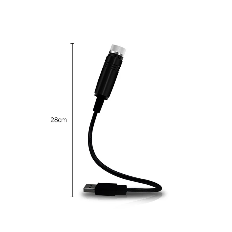 로맨틱 LED 별이 빛나는 하늘 야간 조명, 5V USB 전원, 갤럭시 스타 프로젝터 램프, 1 개