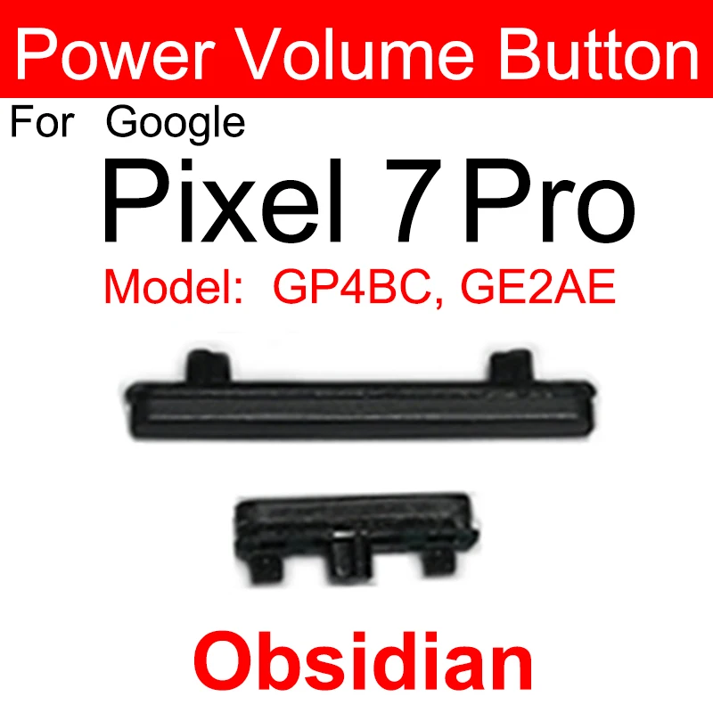Generic voor Google Pixel 7 Pro aan/uit-knop volumeknop knop vervanging, aan/uit / volumeknop vervangingsset voor Google Pixel 7 Pro (goud