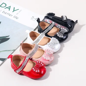 Spring/Summer New Cute Children's Shoes - 0-1 Years Old Princess Shoes, Anti-Slip Shoes, New Baby Learning Walkers 1