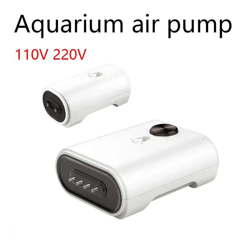 110-220V Silent aquarium air pump with Check Valve Fish Tank Four Outlet Large Oxygenator Aquarium Air Compressor Aerator