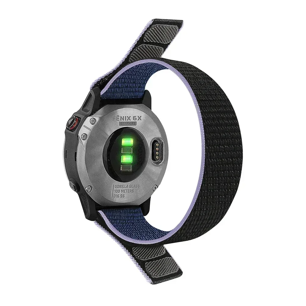 Nylon Hook and Loop Strap for Smartwatches - 22mm/26mm
