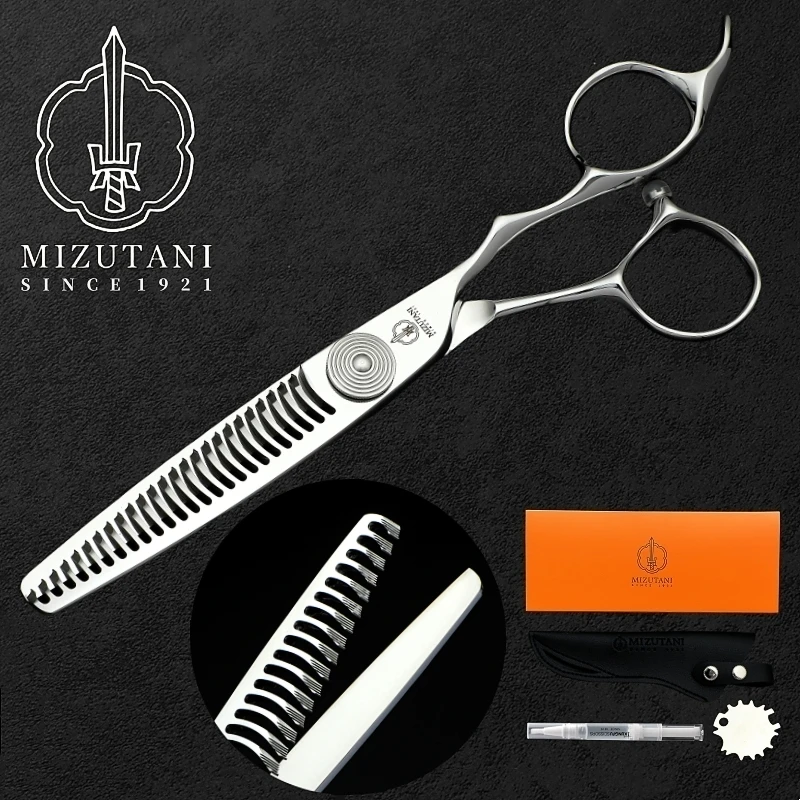 

MIZUTANI barber scissors 10-30 hair thinning scissors 6.0 inch VG10 material scissors Barber shop professional scissors tools