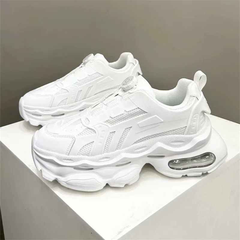 통기성 편안한 캐주얼 운동화 남성 두꺼운 바닥 미끄럼 방지 운동화 부드러운 바닥 Masculino Zapatillas Hombre Tenis