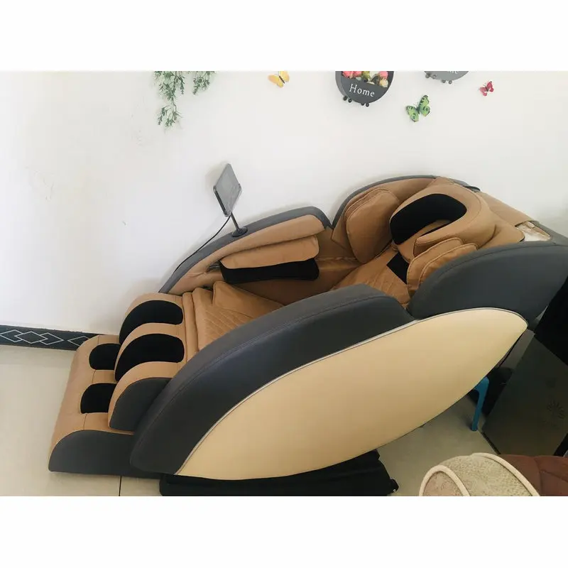 Household Full-Body Electric Massage Chair, Multi-Functional Cervical Lumbar Back Sofa with Built-in Heat & Airbags System