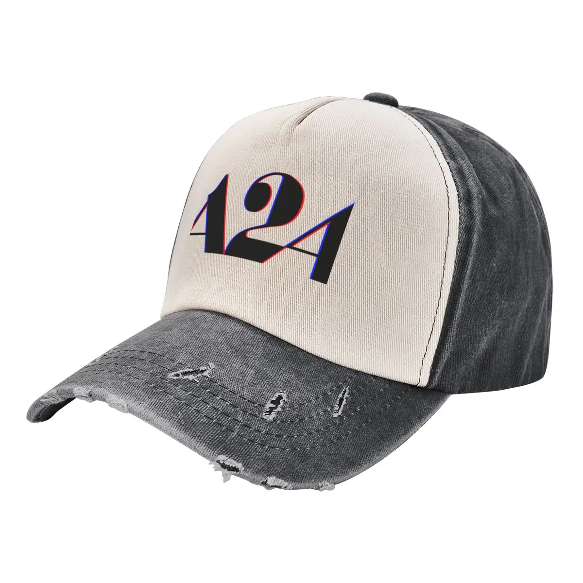 

A24 3D glitch logo Baseball Cap tea Hat western Hat Luxury Man Hat For Women 2024 Men's
