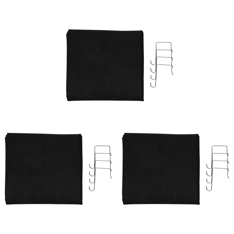 

3x органайзер для обуви над дверью, прозрачная подвесная стойка для обуви, матерчатая гардеробная сумка, 24 больших сетчатых кармана