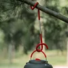 Pigtail Hook Car Camping Multifunctional Tent Light Outdoor Tools For camping lights, non-slip iron and rubber tent light stand 4