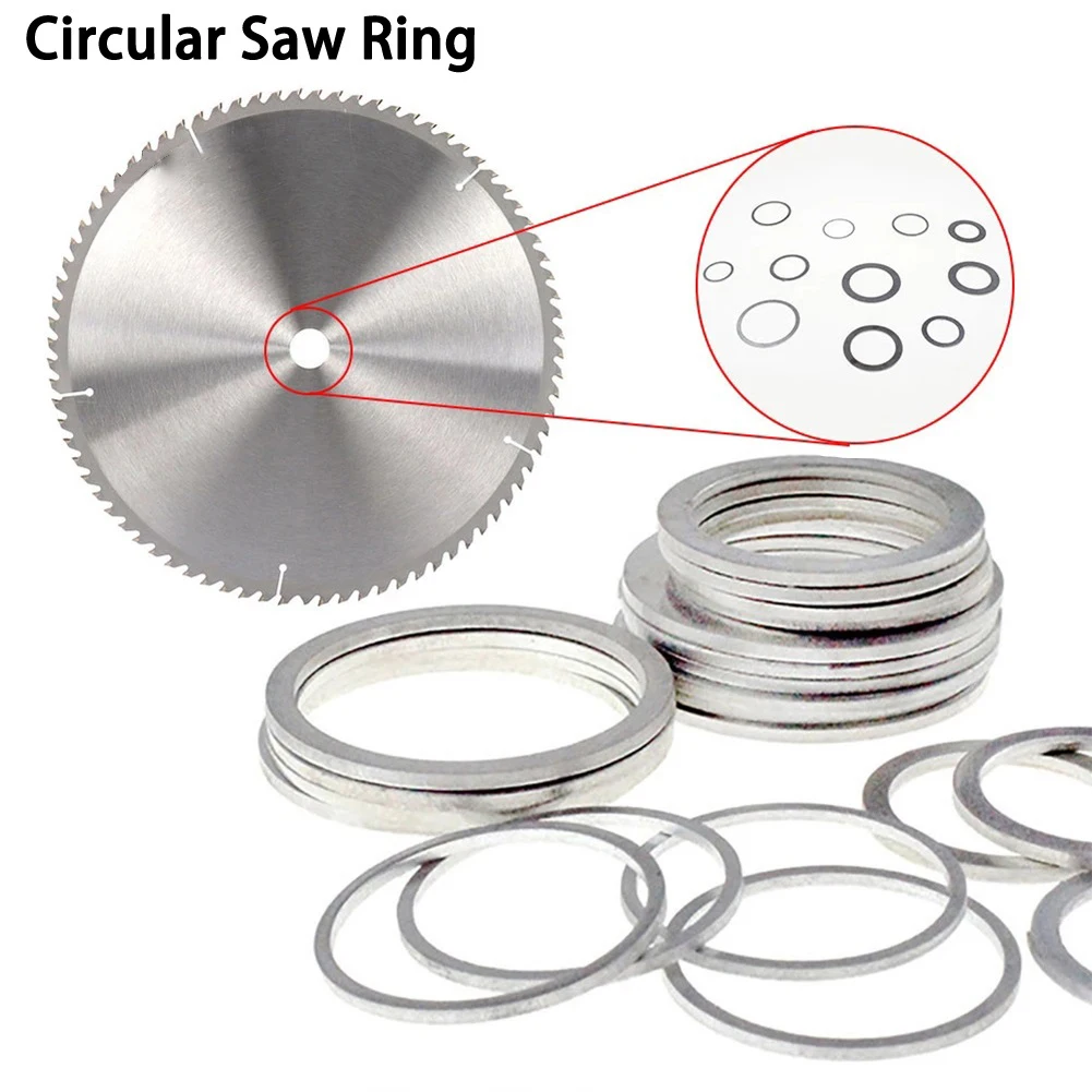 

6Pcs Circular Saw Ring Blade Reduction Ring Conversion Ring Metal 16/20/22mm Spare Tools For Grinder From Different Angle