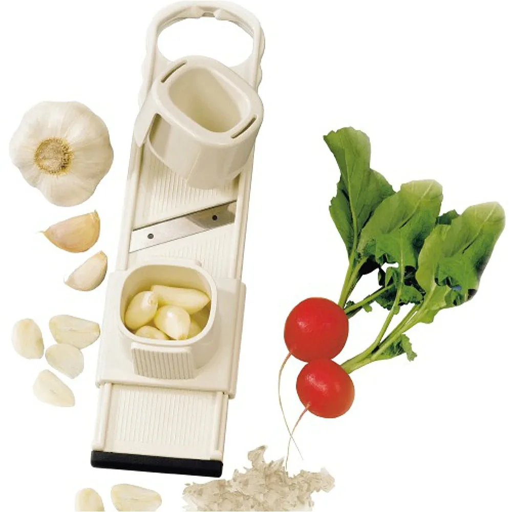 

Adjustable Abs Kitchen Accessories Cucumber Garlic Slicer Stainless Steel 2 In 1 Carrot Cutter