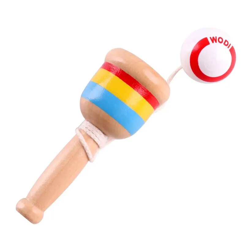 Montessori Wooden Skill Development Toy - Smooth Educational Throw and Catch Game