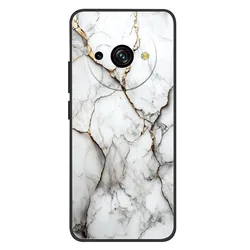 Marble Soft Matte Silicone Back Cover - Full Coverage Phone Case for Oukitel C59 Pro (T0101)