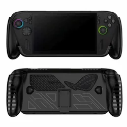 Shockproof Anti - Slip Ergonomic Game Console Case with Kickstand (Black)