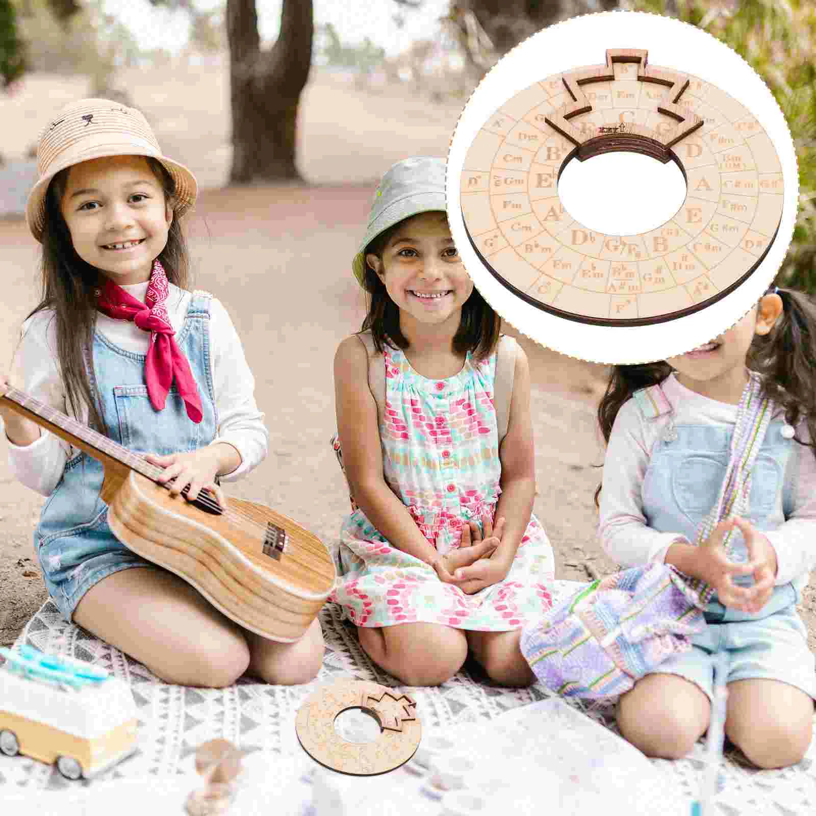 Guitar Accessories Guitar Chord Trainer Wooden Melody Tool Circle of Fifths