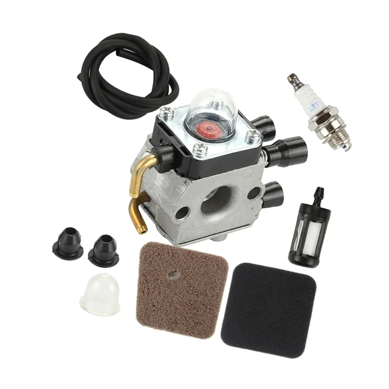 

Carburetor Easy to Install Accessories Professional with Air Filter Fuel Line Kit Parts for Stihl FS45 FS46 FS45C FS55RC km55