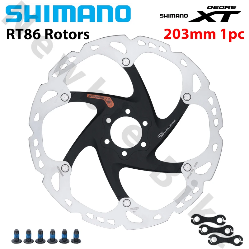 Shimano Deore XT RT86 SLX RT76 RT26 RT56 RT66 Brake Disc 6 Bolt