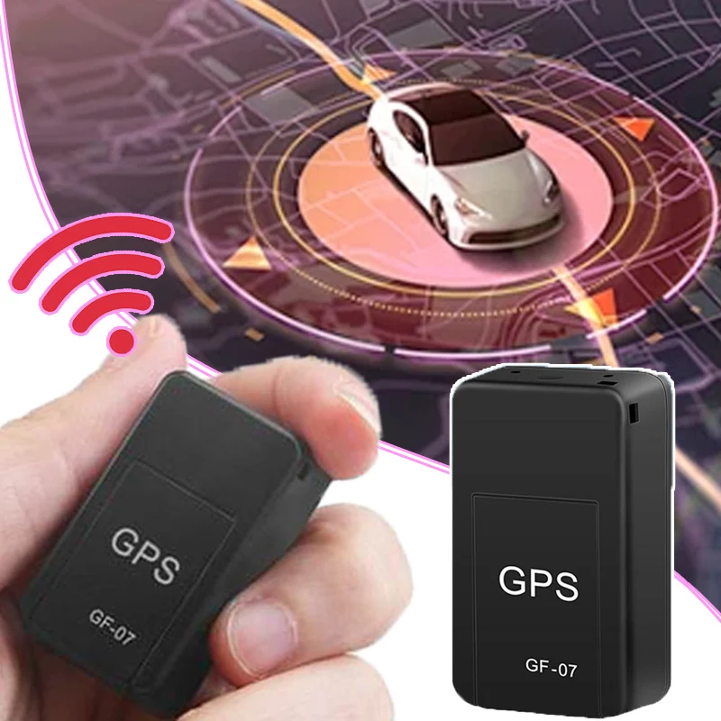 Mini Gf07 Gps Car Tracker Monitoraggio In Tempo Reale Antifurto Localizzatore Anti Smarrimento Forte Supporto Magnetico Sim Message Posizionatore Part