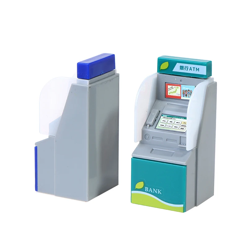 1:12 Dollhouse Miniature Simulation ATM Cash Dispenser Model Accessories Toys for Doll House Decoration 4