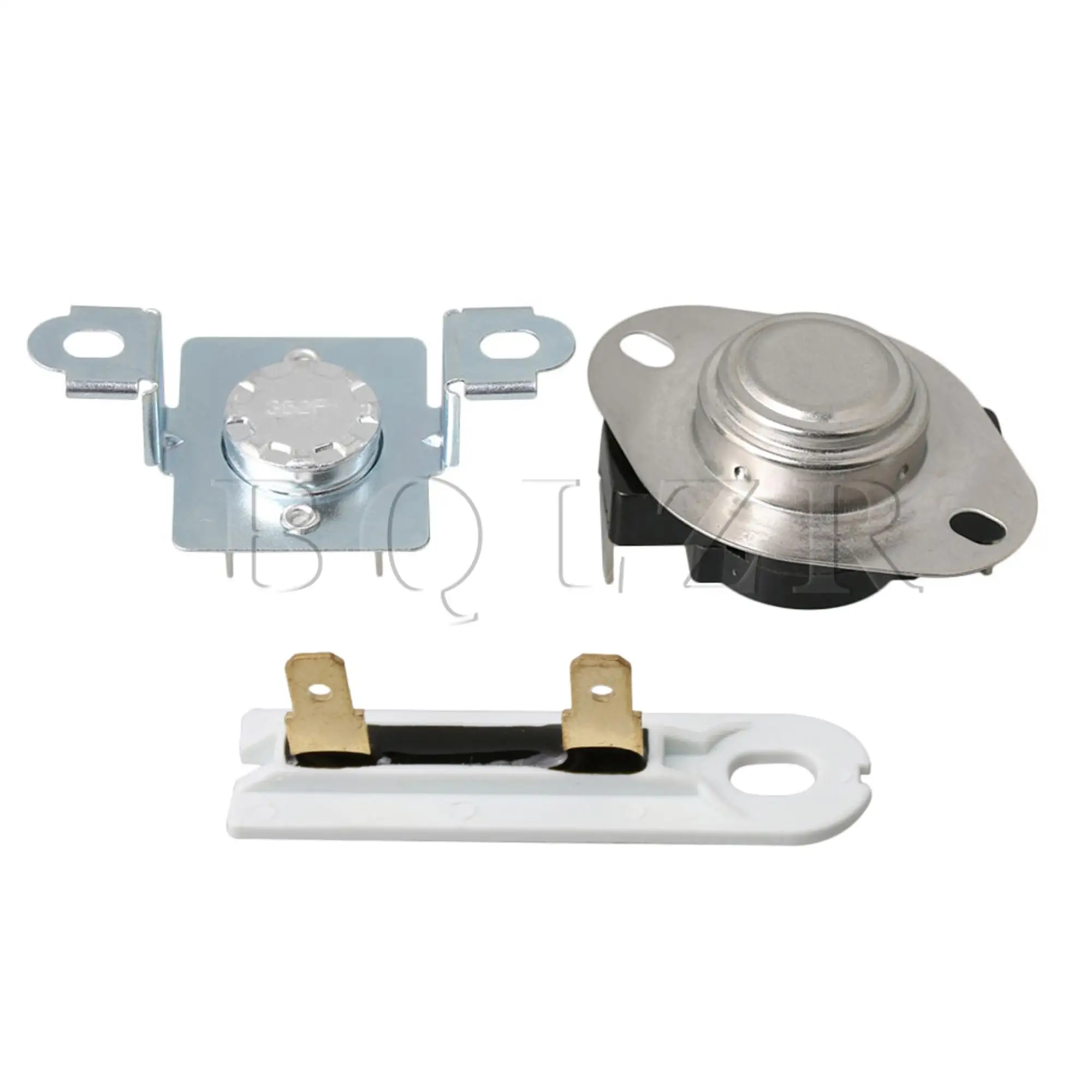 

BQLZR 3 Pcs Thermostat Thermal Fuse Set Replacement for Kenmore Dryer Parts