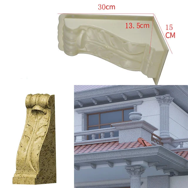 Előregyártott Elrendezett Hely A Corbel Modell Mentén, Támogatja Római Oszlopok Sugárzási Penészét Az Otthoni Cementépítéshez - Image 4