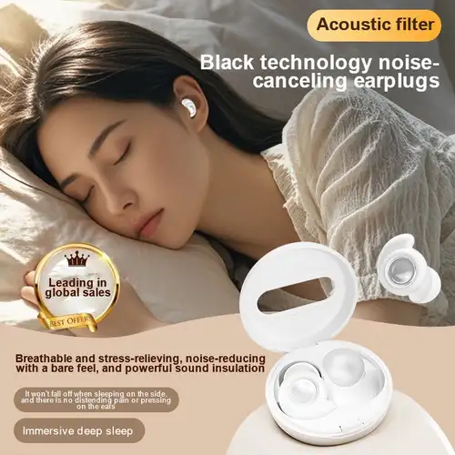 Eayburst Ear Plugs for Sleeping Noise Cancelling Reduction Soft Silicone EarPlug for Concert Travel Focus for Hearing Protection - Image 3