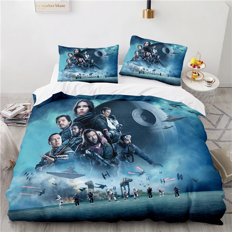 New Star Wars 3d Bedding Set Print Duvet Cover Set with Pillowcase Home Textile Elegant Bedroom Decor Bed Linen Set Dropshipping 