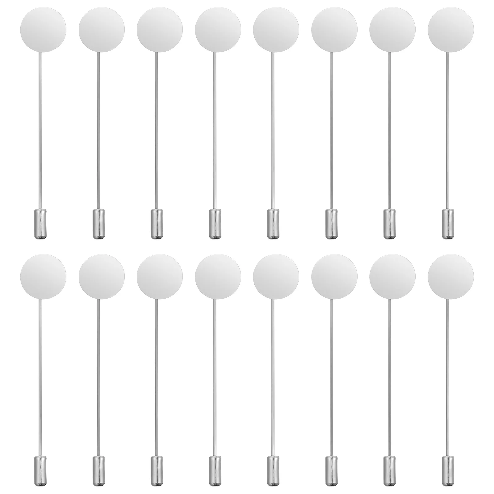 

50 Pcs Jewelry Tray Safety Pin Round Pins Word Brooches Bow Tie DIY Accessories