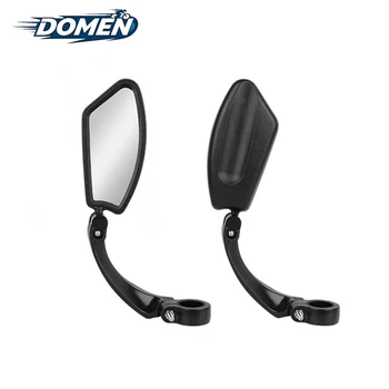 Specchietto Retrovisore per Bicicletta DOMEN, Montaggio su Manubrio, Rotazione a 360° ° Specchietto Retrovisore Regolabile per Bicicletta MTB e da Strada