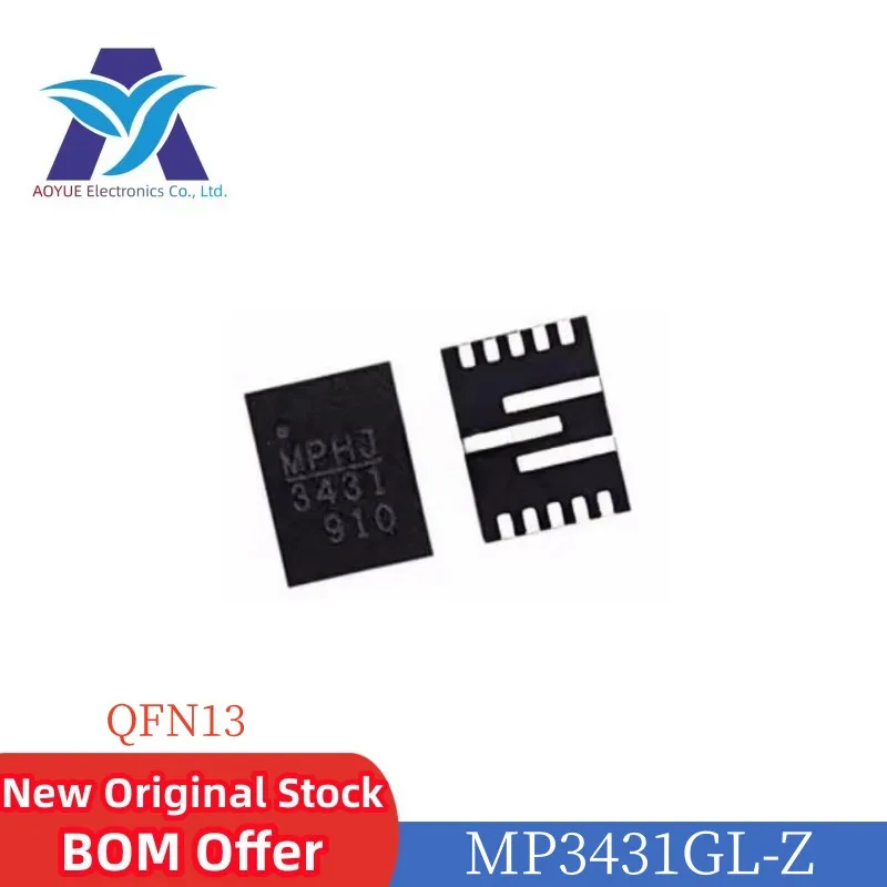 Mp3431Gl-Z Mp3431 Codice: 3431 Regolatori Di Tensione Di Commutazione 21A Synch Boost Converter 13-Pin Qfn T/R Ic Chip Microcontrollore