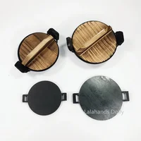 Doll House Mini Tin Pan, Pancake Pan,Pan Lid, Steaming Plate Model for Doll House Kitchen Furniture Decoration Accessories 1