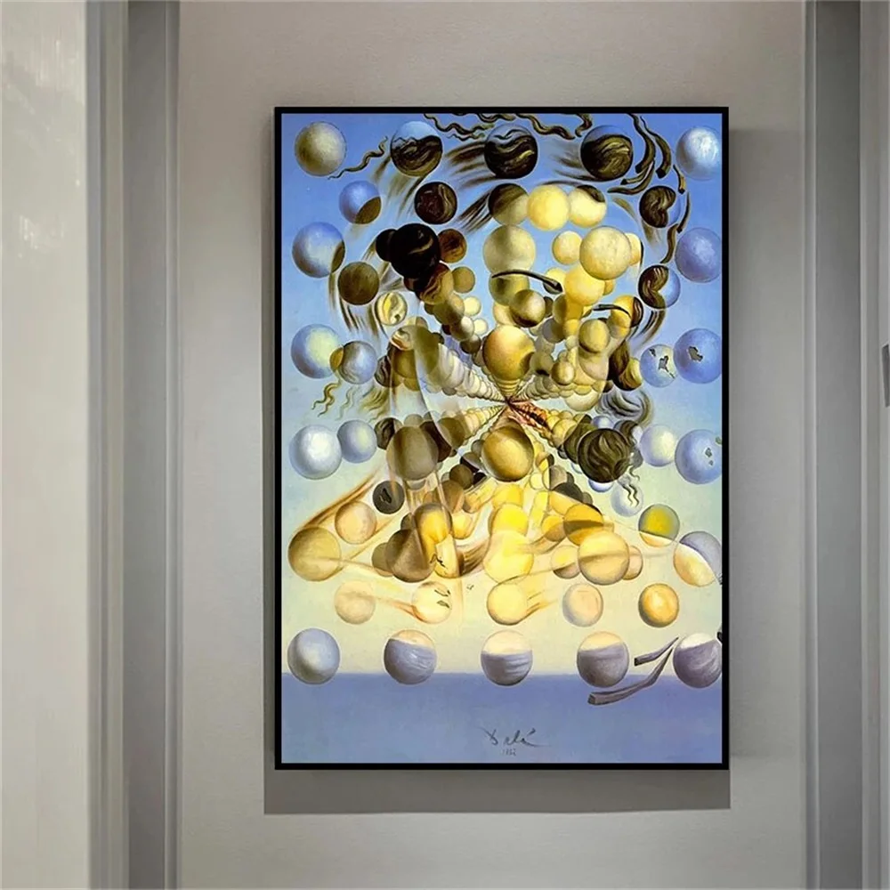 

Classical Surrealism Abstract Art Canvas Painting Salvador Dali Galatea Psychedelic Poster Prints Wall Picture Rioom Home Decor